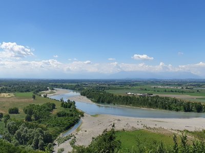Ente di gestione delle Aree protette del Po piemontese. Il fiume Po visto dalla Fortezza di Verrua Savoia
