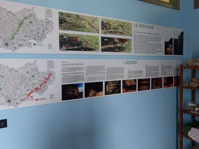 Pannellatura della Sala geologica
