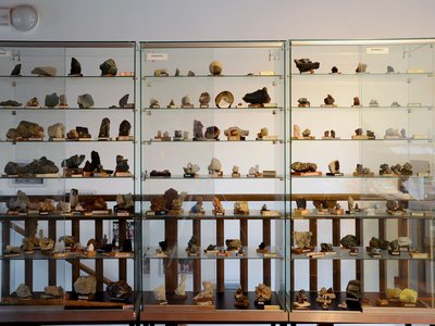 Raccolta di rocce e minerali