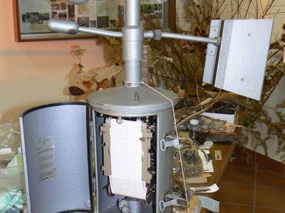 Sala delle ricerche. Anemometro a pennino. Foto di Silvia Chersich