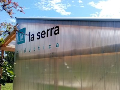 Orto didattico: serra didattica. Cuneo. Archivio parco fluviale